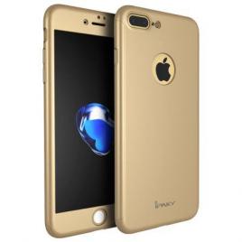 Husa de protectie pentru apple iphone 7 plus, ipaky pro gold original case, acoperire completa 360 grade cu