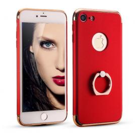 Husa pentru apple iphone 7 , mystyle , 3in1 ring red