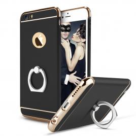 Husa telefon iphone 6/6s plus ofera protectie 3in1 ultrasubtire - black s ring