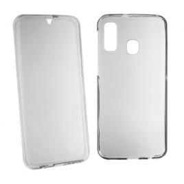 Husa silicon 360� fata/spate pentru samsung galaxy a40, transparent