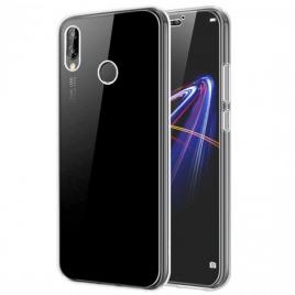 Husa protectie huawei y6 2019, 360� (fata + spate), silicon - transparent
