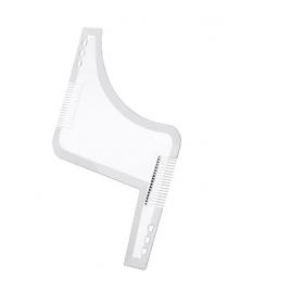 Pieptene contur barba & mustata mystyle� pro / sablon pentru barba & mustata ca la salon - transparent