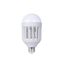 Bec led anti-insecte, raza de actiune 40mp, dulie e27, lumina alba, sigur pentru sanatate, alb, doty