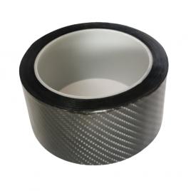 Banda anti-coliziune, de protectie, din carbon, gri, 5m x 5 cm