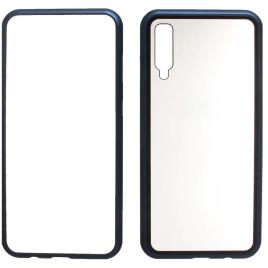 Husa 360 de grade magnetica, classtitude, sticla transparenta fata - spate, bumper metalic, pentru iphone xs