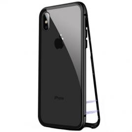 Husa apple iphone xs max - 360 grade magnetic (negru)