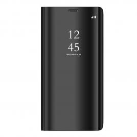 Husa book cover clear view compatibila cu samsung galaxy s22, negru