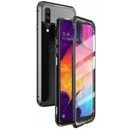 Husa/folie protectie telefon, nemo, pentru iphone xs max, aluminiu/sticla securizata, acoperire 360, negru