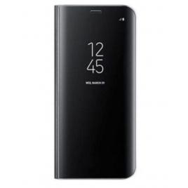 Husa de protectie tip clearview compatibila cu samsung s8 plus, negru