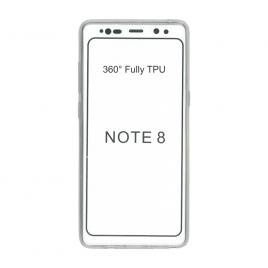 Husa din silicon clear 360, pentru samsung galaxy note 8-eurocell