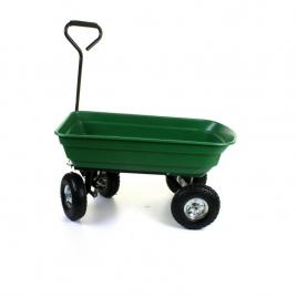 Carucior de gradina, sarcina maxima 300 kg, cupa rabatabila, maner lung cu burete antiderapant