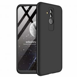 Husa 360� matte full protection gema mixt pentru huawei mate 20 lite (fata + spate ) , negru
