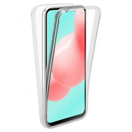 Husa 360� pentru samsung a52 - 360� full body (fata+spate) - silicon+plastic - transparenta - gekko mobile�