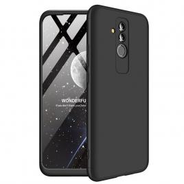 Husa full cover 360� (fata + spate + folie sticla) compatibil cu huawei mate 20 lite din plastic, black matte