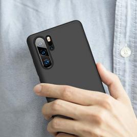 Husa huawei p30 pro - protectie 360 grade, 3 in 1, plastic, neagra