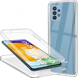 Husa fata spate, tpu/policarbonat, compatibil samsung galaxy a52/a52 5g/samsung a52s 5g, transparent