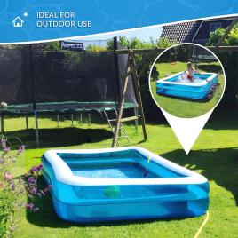 Piscina gonflabila 200cm pentru copii, optim solution, calitate superioara, outdoor fun for kids, rezistent,