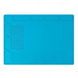 Covoras multifunctional din silicon pentru pistoale de lipit velleman as19, 350 x 250 mm, 500 �c