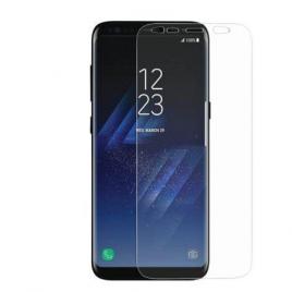 Folie plastic clasic, compatibila cu samsung galaxy s8, protectie ecran, fata, total transparenta, acopera tot