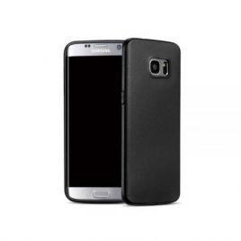 Husa protectie antisoc pentru samsung galaxy s7 edge, black, fine touch