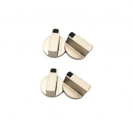 Set 4 butoane aragaz universal, aliaj zinc, 6mm, 39mm * 18mm