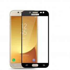 Folie de sticla pentru samsung galaxy j3 2017, mystyle 5d full glue black