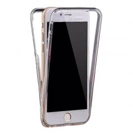 Husa 360 grade silicon huawei p9 lite,transparenta