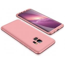 Husa fullbody mystyle rose-gold pentru samsung galaxy s9 acoperire completa 360 grade cu folie de protectie
