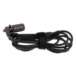 Cablu antifurt laptop - cablu de securitate mystyle pentru laptop negru