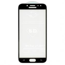 Folie protectie ecran din sticla securizata curbata galaxy j7 (2017) pentru tot ecranul 5d full glue, neagra