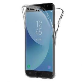 Husa full tpu 360� (fata + spate) compatibila cu samsung galaxy a7 2018, transparent