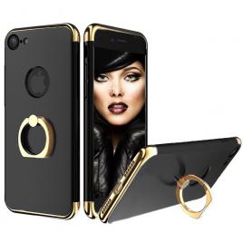 Husa telefon iphone 7 ofera protectie 3in1 ultrasubtire - lux black g ring