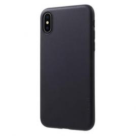 Husa telefon iphone x, silicon, rosu, negru