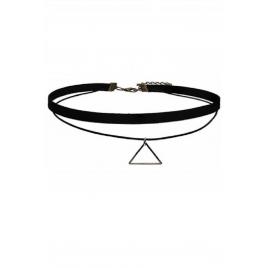 Choker mystyle fashion black pyramid - colier elegant pentru gat