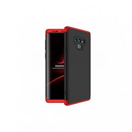 Husa 3 in 1 gkk iphone, rosu cu negru