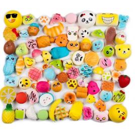 Jucarie squishy breloc parfumata cu revenire lenta , pachet 30 piese mystyle kids