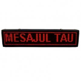 Panou text led / display reclama 70x20 cm - rosu - pentru interior
