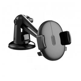 Suport auto robotic arm mystyle cu brat robotic extensibil , prindere cu ventuza , negru