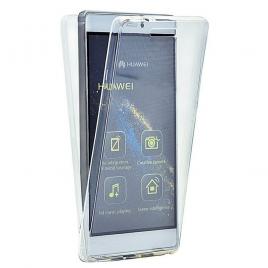 Capac de protectie full tpu 360� (fata + spate) compatibila huawei p smart, transparent