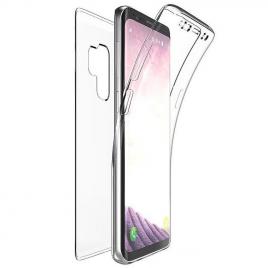 Capac de protectie full tpu 360� (fata + spate) pentru samsung galaxy a8 (2018) / a530f, transparent