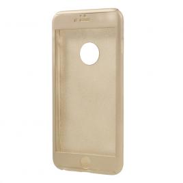 Husa apple iphone 8 plus full cover 360 auriu