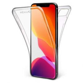 Husa full tpu 360� (fata + spate) compatibila cu iphone 11 pro, transparent