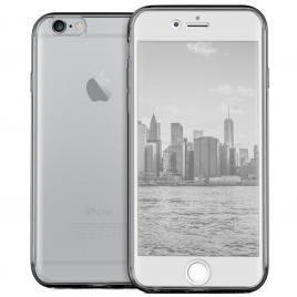 Husa full tpu 360� (fata + spate) pentru iphone 6 / 6s, gri transparent