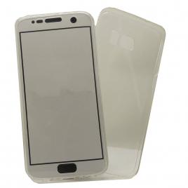 Husa de protectie dual tpu vers. 2 pentru samsung galaxy s7 edge, transparenta