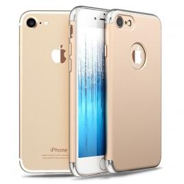 Husa telefon iphone 7 plus ofera protectie 3in1 ultrasubtire -lux gold s matte