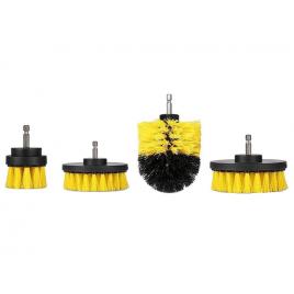 Set de 4 perii de curatat pentru bormasina de diferite dimensiuni