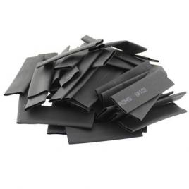 Tub termocontractabil varnis 127 buc / set, rezistente la foc, contractie 2 la 1 negru