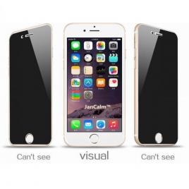 Folie de sticla privancy 5d case friendly pentru apple iphone 8 plus, privacy glass glomax, folie securizata
