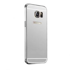 Husa samsung galaxy s7 edge, mystyle elegance luxury tip oglinda, silver