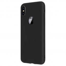Husa pentru apple iphone x, glomax perfect fit negru mat